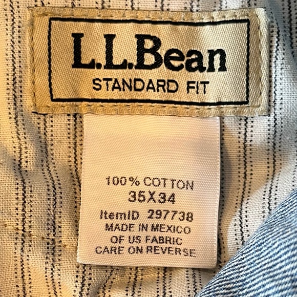 LL Bean Jeans Size 35x34 Men's Standard Fit Medium Wash 5
Pocket - Picture 7 of 8